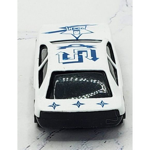 Vintage White Ferrari The Toy Network City Racers Diecast Car - Picture 4 of 6